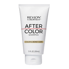 REVLON ColorSilk front bottle view showing product and benefit of color care