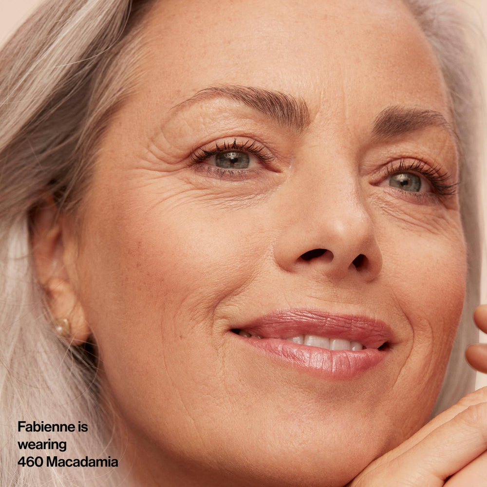 Revlon ColorStay applied with sponge for seamless, buildable coverage
