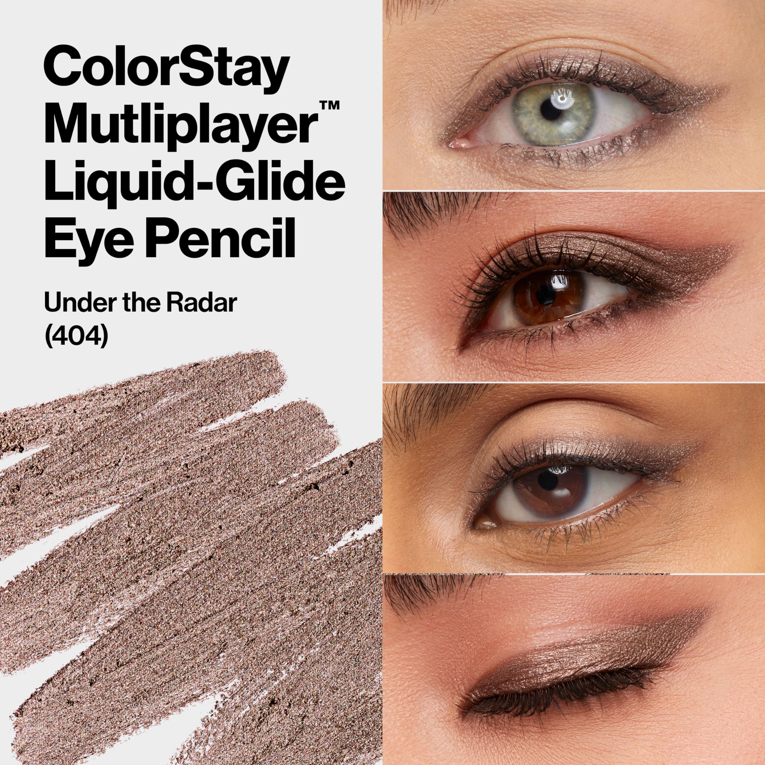 REVLON built-in blending brush detail for seamless smudging benefit