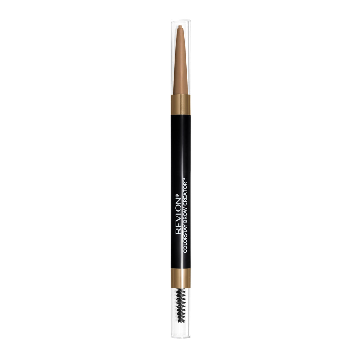 Revlon ColorStay Brow Creator front packaging showing shade 600 Blonde and benefits