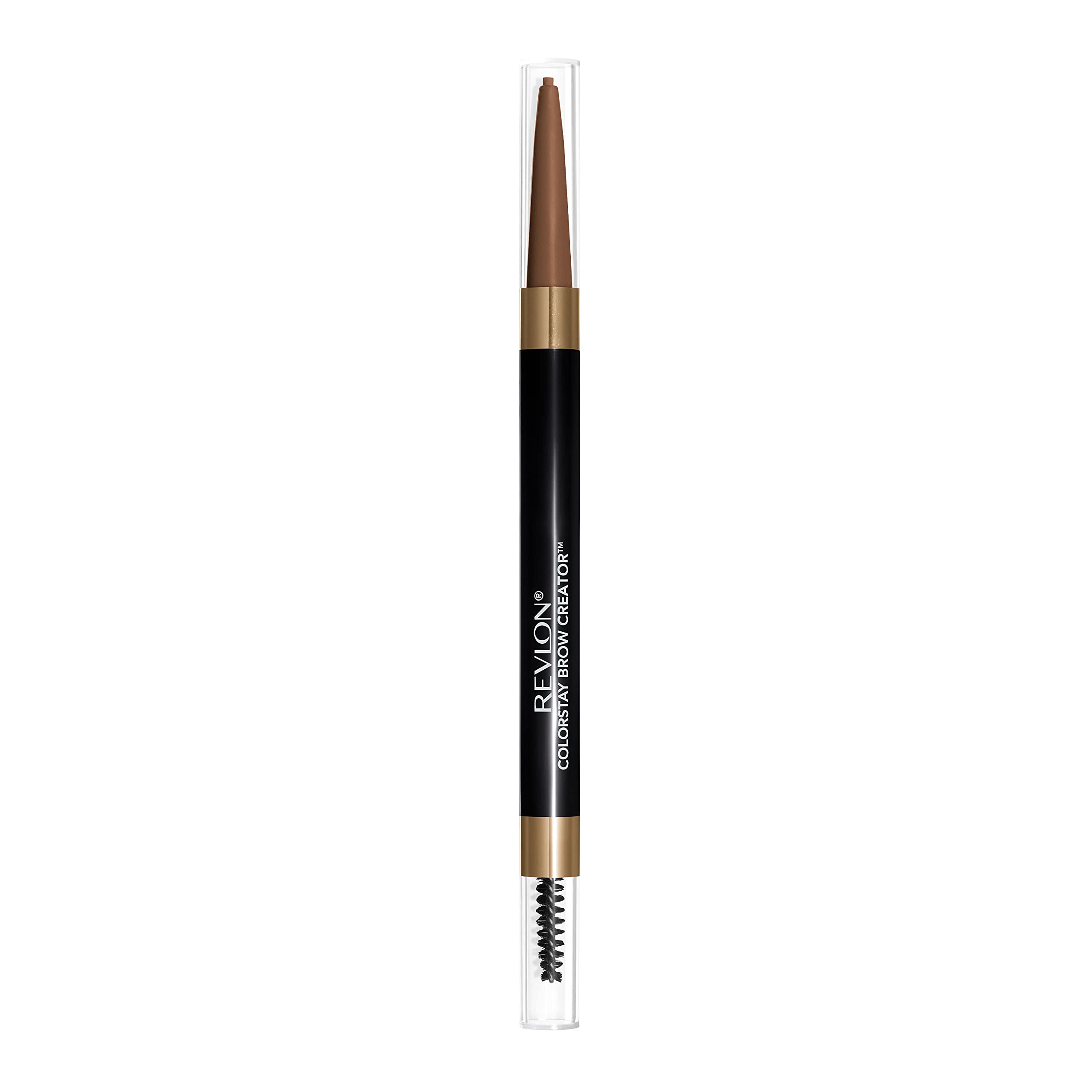 Revlon ColorStay Brow Creator front view showing compact 2-in-1 design and convenience