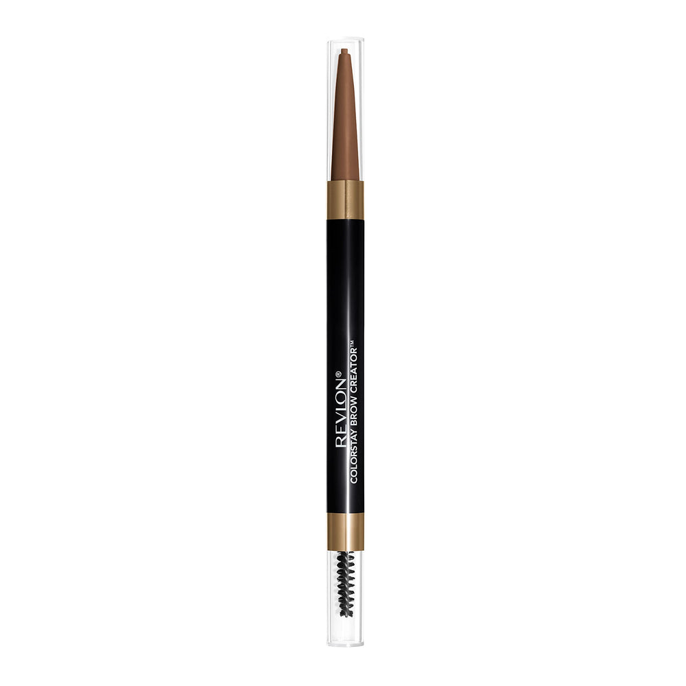 Revlon ColorStay Brow Creator front view showing compact 2-in-1 design and convenience