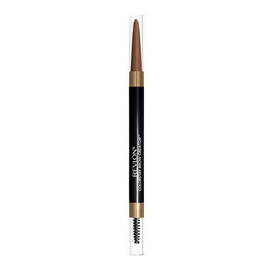 Revlon ColorStay Brow Creator front view showing compact 2-in-1 design and convenience