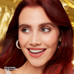 Revlon ColorStay Brow Fantasy clear gel applicator showing lift and hold benefit