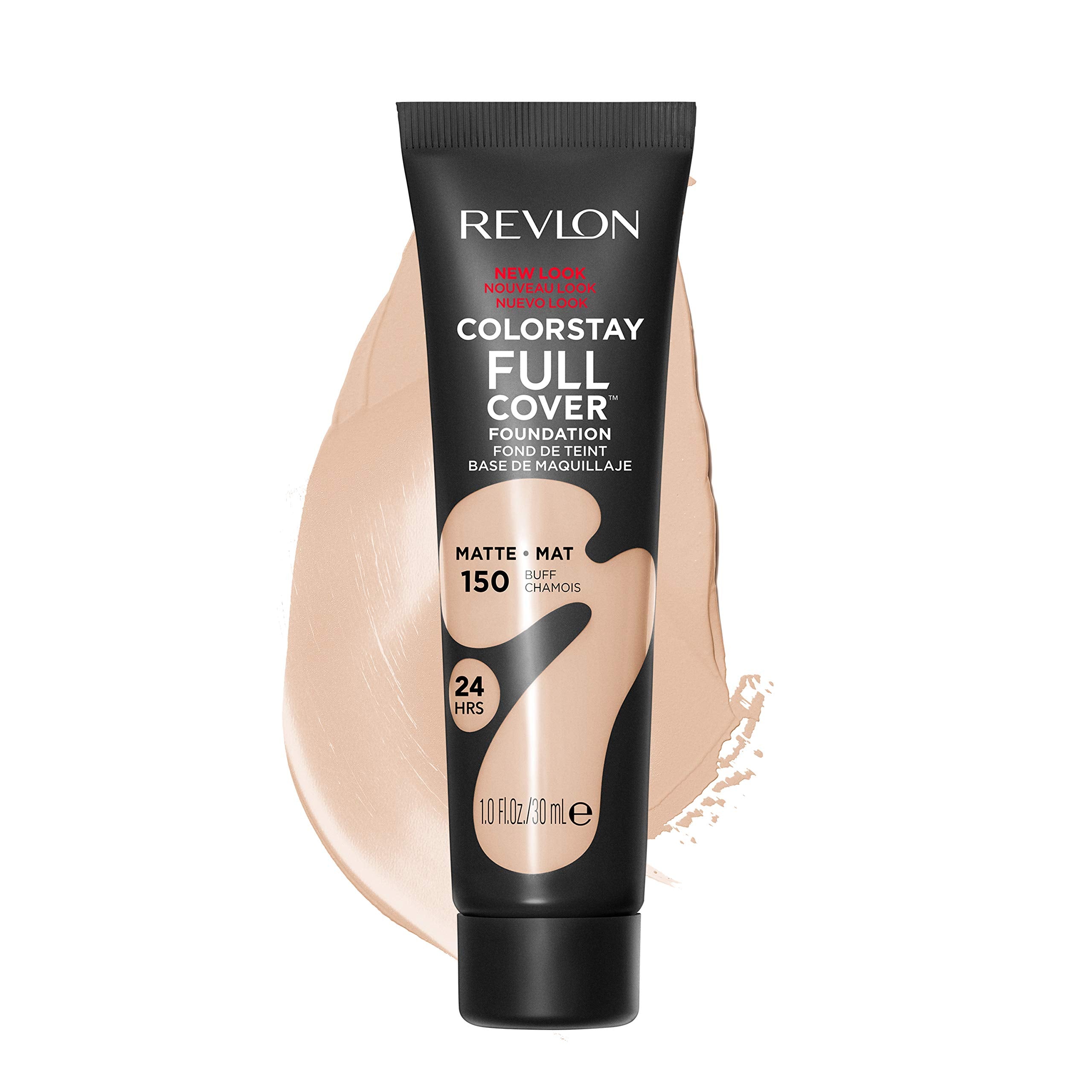 Revlon ColorStay front tube showing Buff shade and easy application benefit