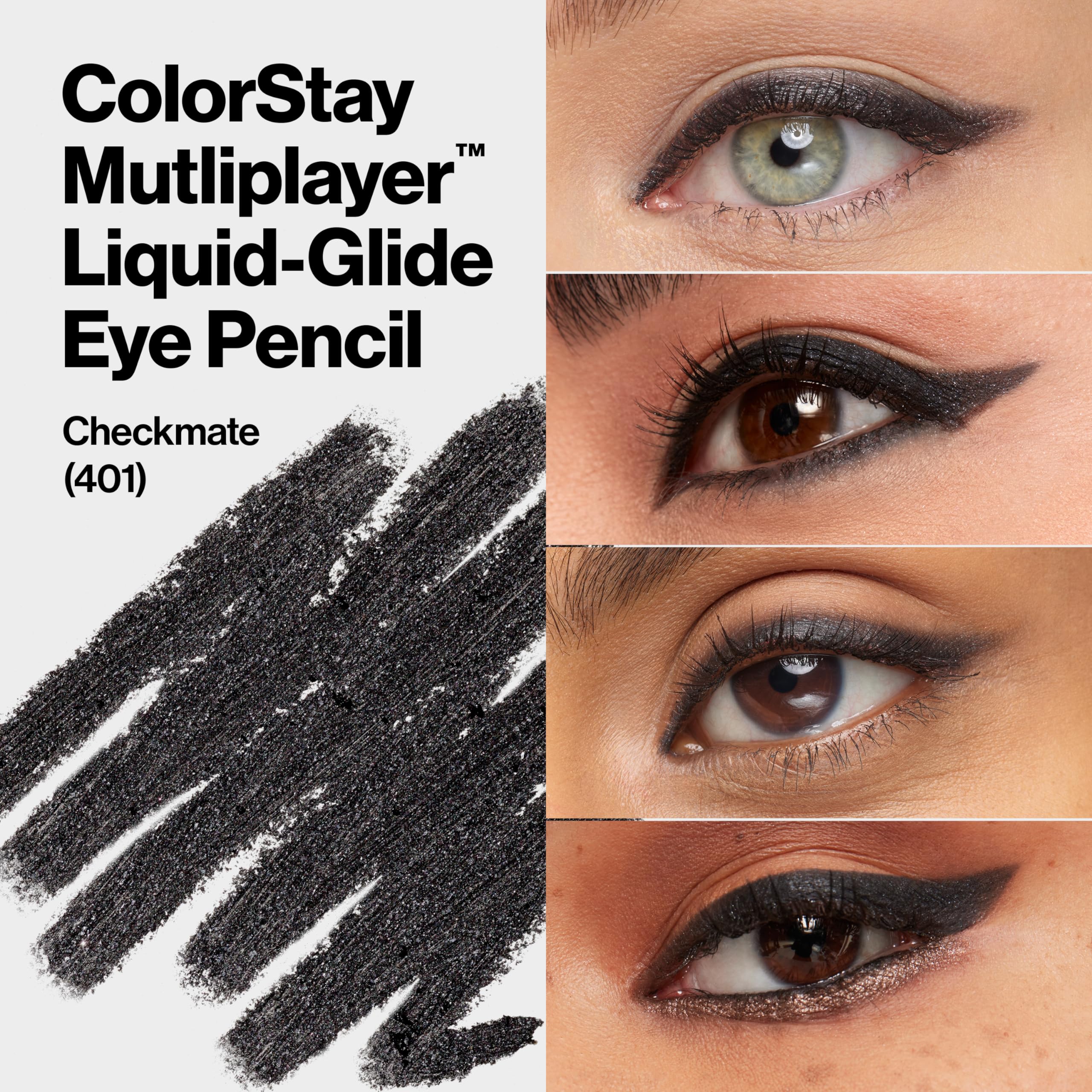 REVLON ColorStay integrated blending brush used to diffuse liner