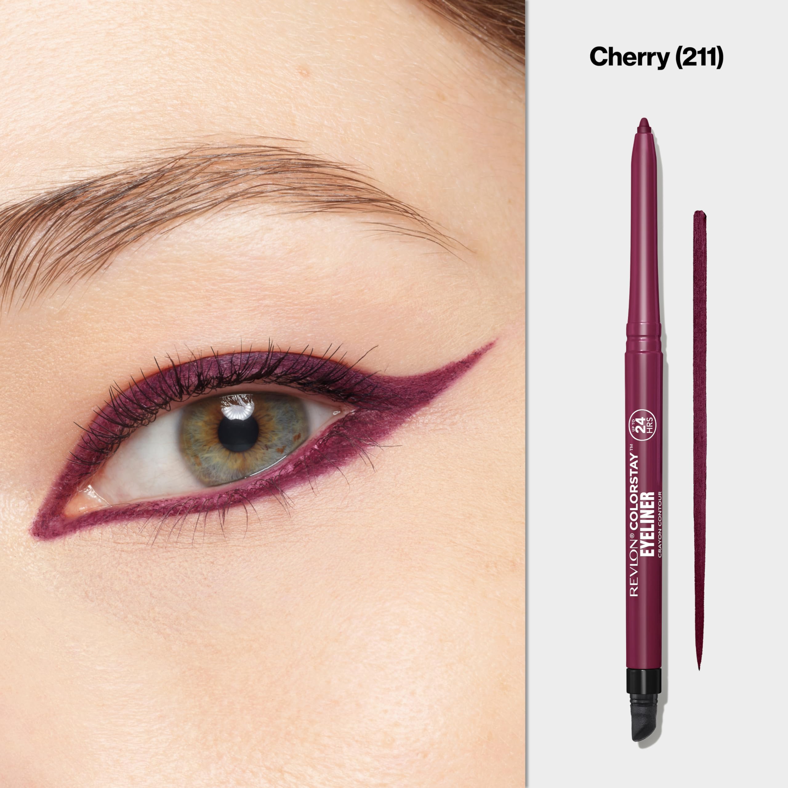 REVLON ColorStay built-in sharpener detail delivering a ready-to-use sharp tip