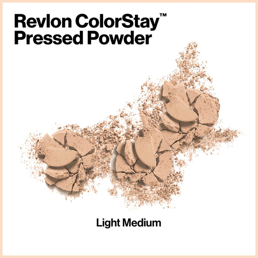 Revlon ColorStay close-up of pressed powder texture for smooth blending