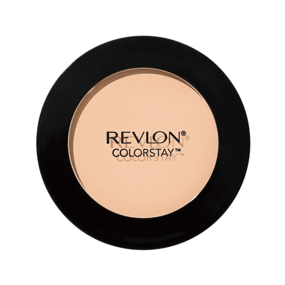 Revlon ColorStay compact front packaging showing shade and finish benefits