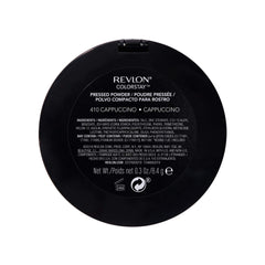 Revlon ColorStay compact held next to a coin to show scale and portability advantage