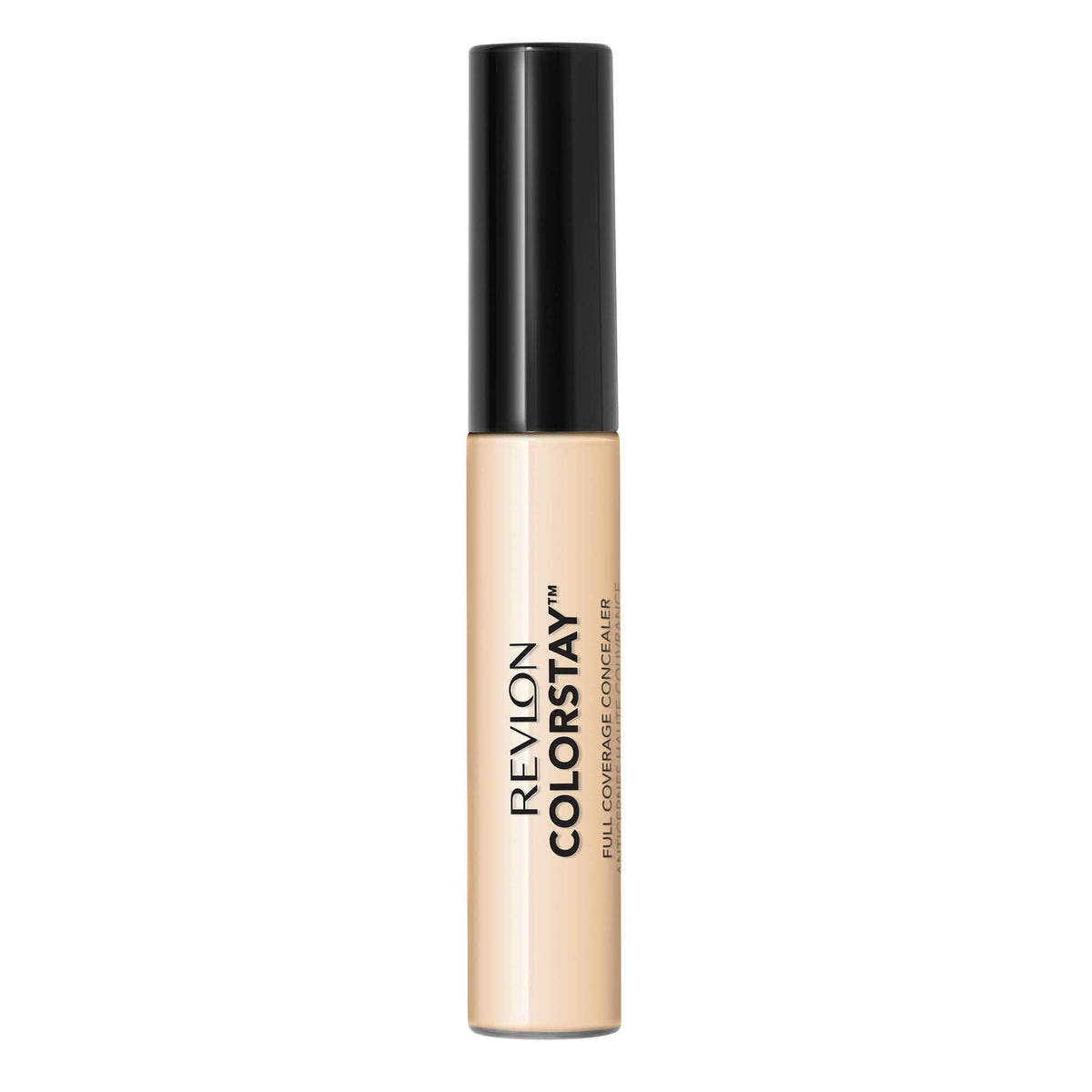 Revlon concealer stick front view showing shade and compact design for precise coverage