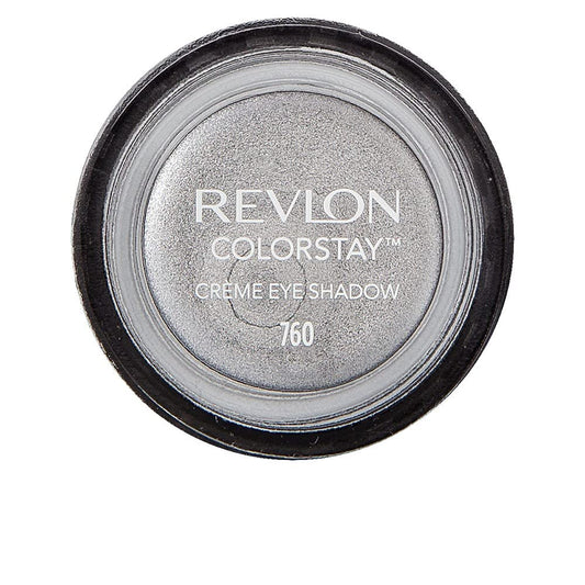 REVLON ColorStay crème eye shadow front packaging showing Earl Grey shade and built-in brush for easy application