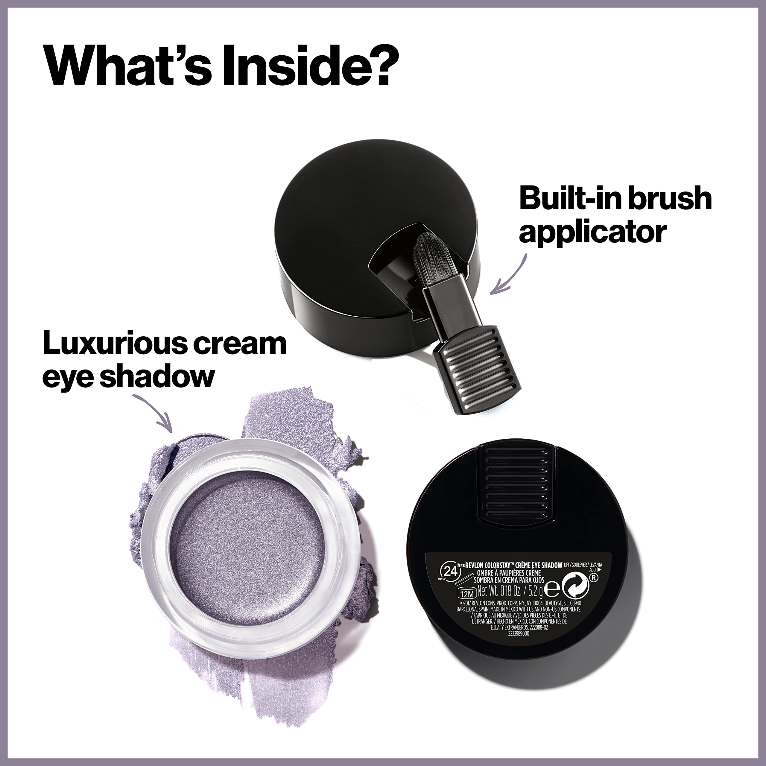 Revlon ColorStay inside makeup bag emphasizing convenience for on-the-go touch-ups benefit