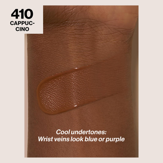Revlon foundation pump dispensing creamy texture for smooth application