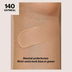 Revlon ColorStay texture droplet close-up highlighting blendable, lightweight feel