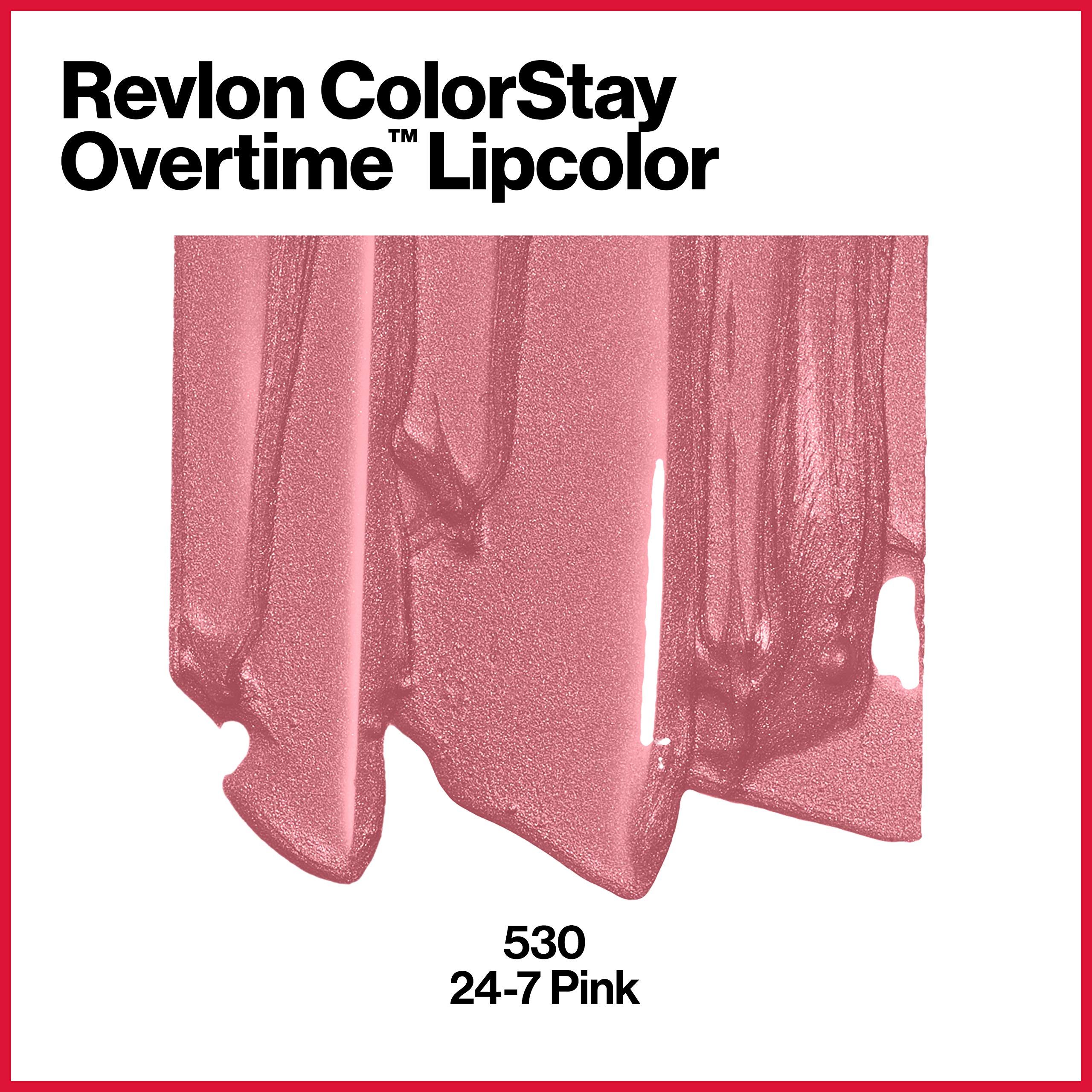 Revlon dual-ended Revlon ColorStay Overtime, two-in-one longwear and gloss