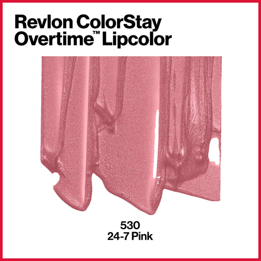 Revlon dual-ended Revlon ColorStay Overtime, two-in-one longwear and gloss