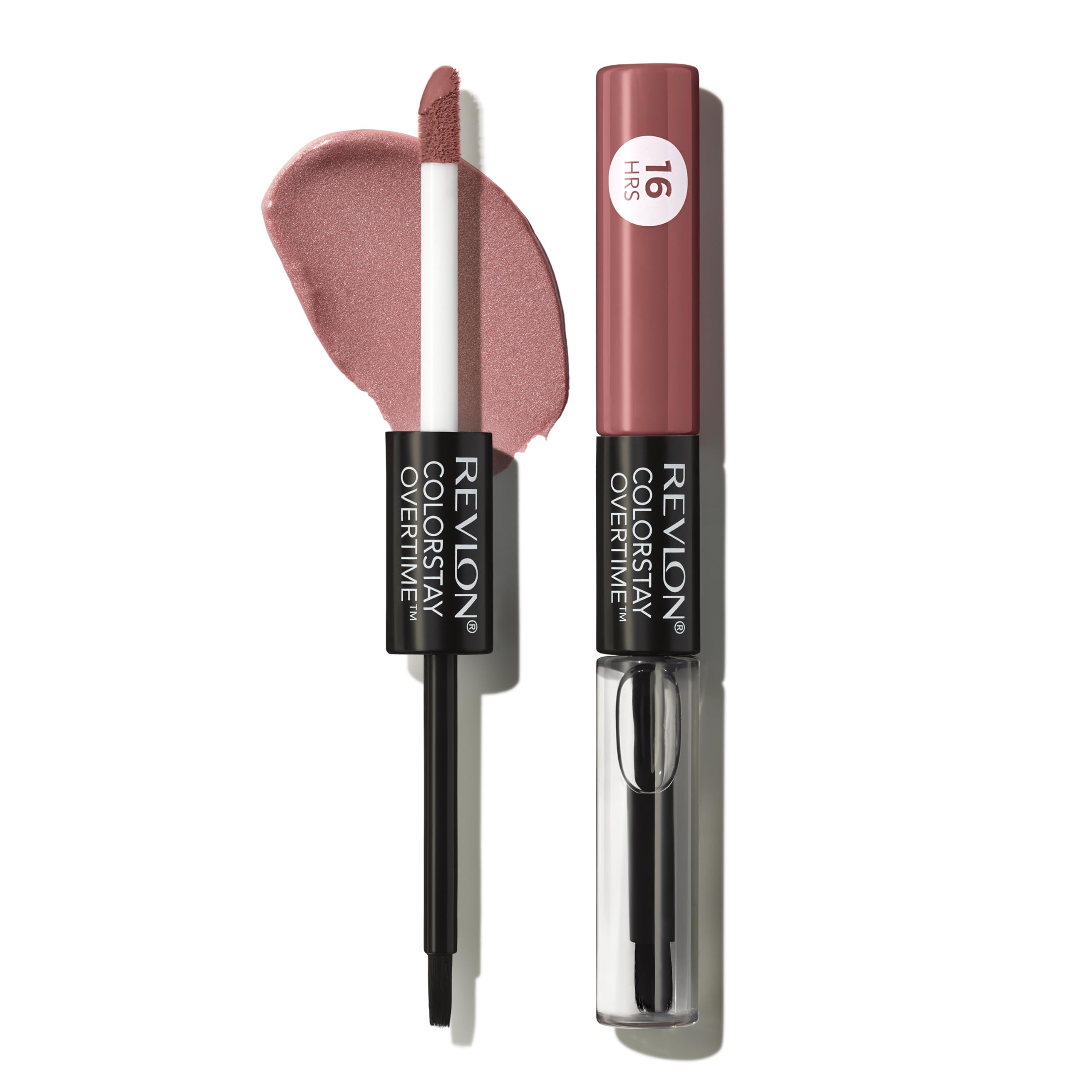 Revlon ColorStay Faithful Fawn front packaging showing product and shade benefits