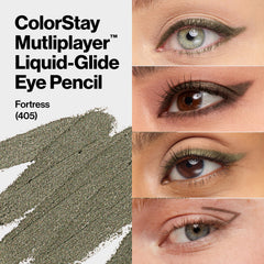REVLON built-in blending brush detail for easy smoky looks