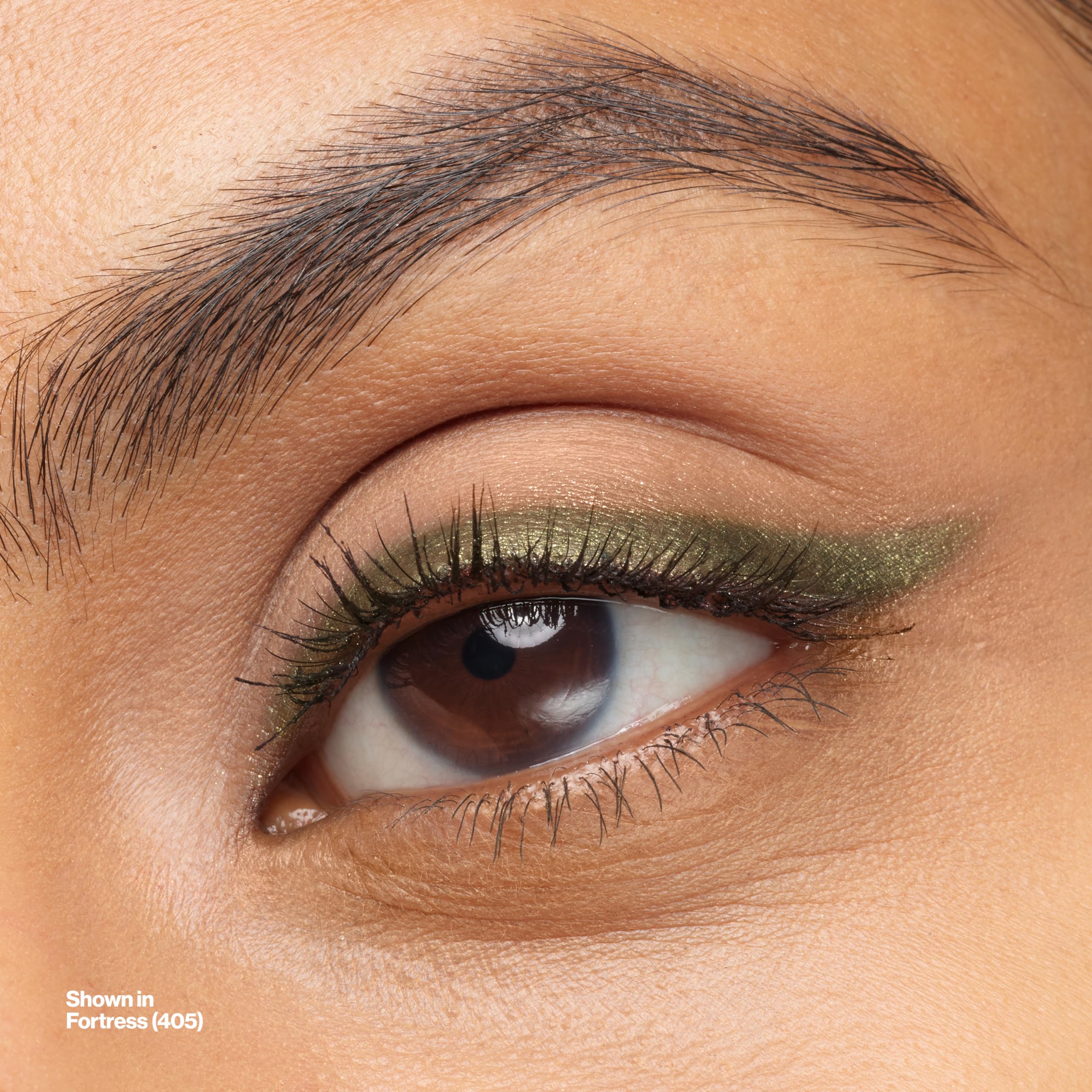 REVLON label close-up highlighting shade name and longwear