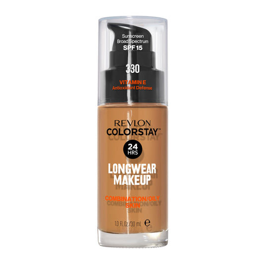 Revlon ColorStay front bottle showing shade and matte finish benefit