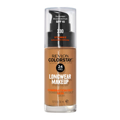 Revlon ColorStay front bottle showing shade and matte finish benefit