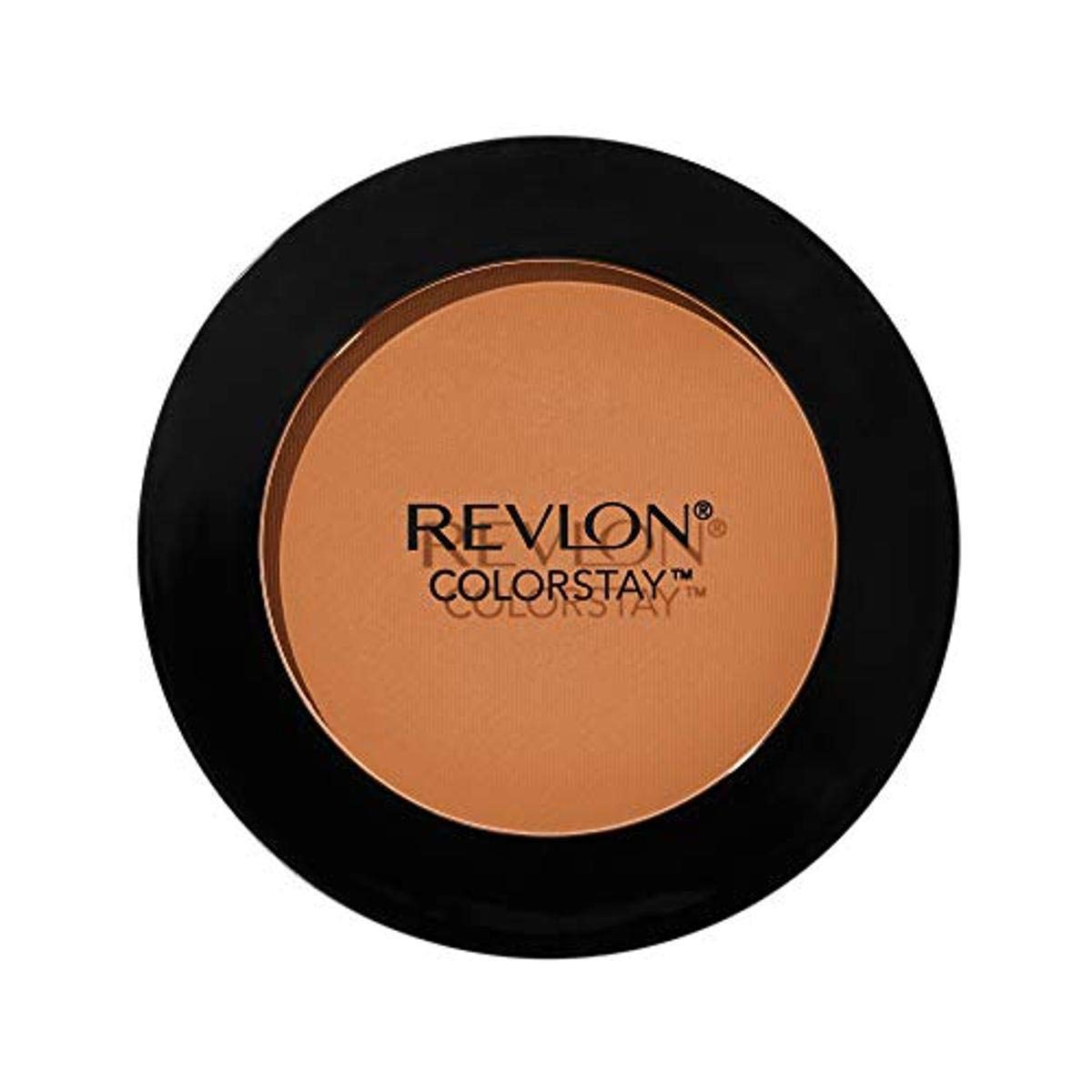 Revlon ColorStay compact front view showing sleek design and travel-ready benefit