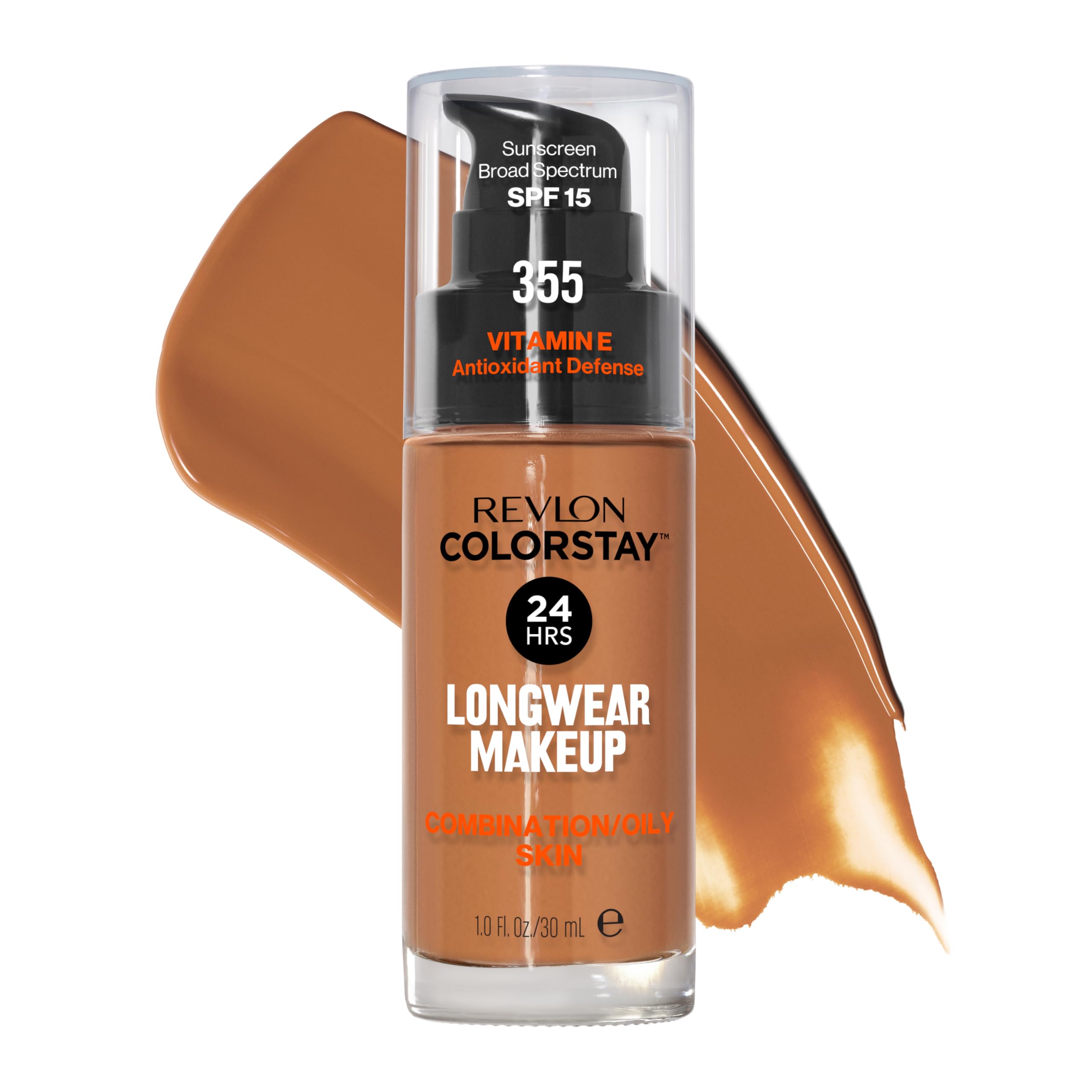 Revlon ColorStay front packaging showing bottle and label, clear shade information