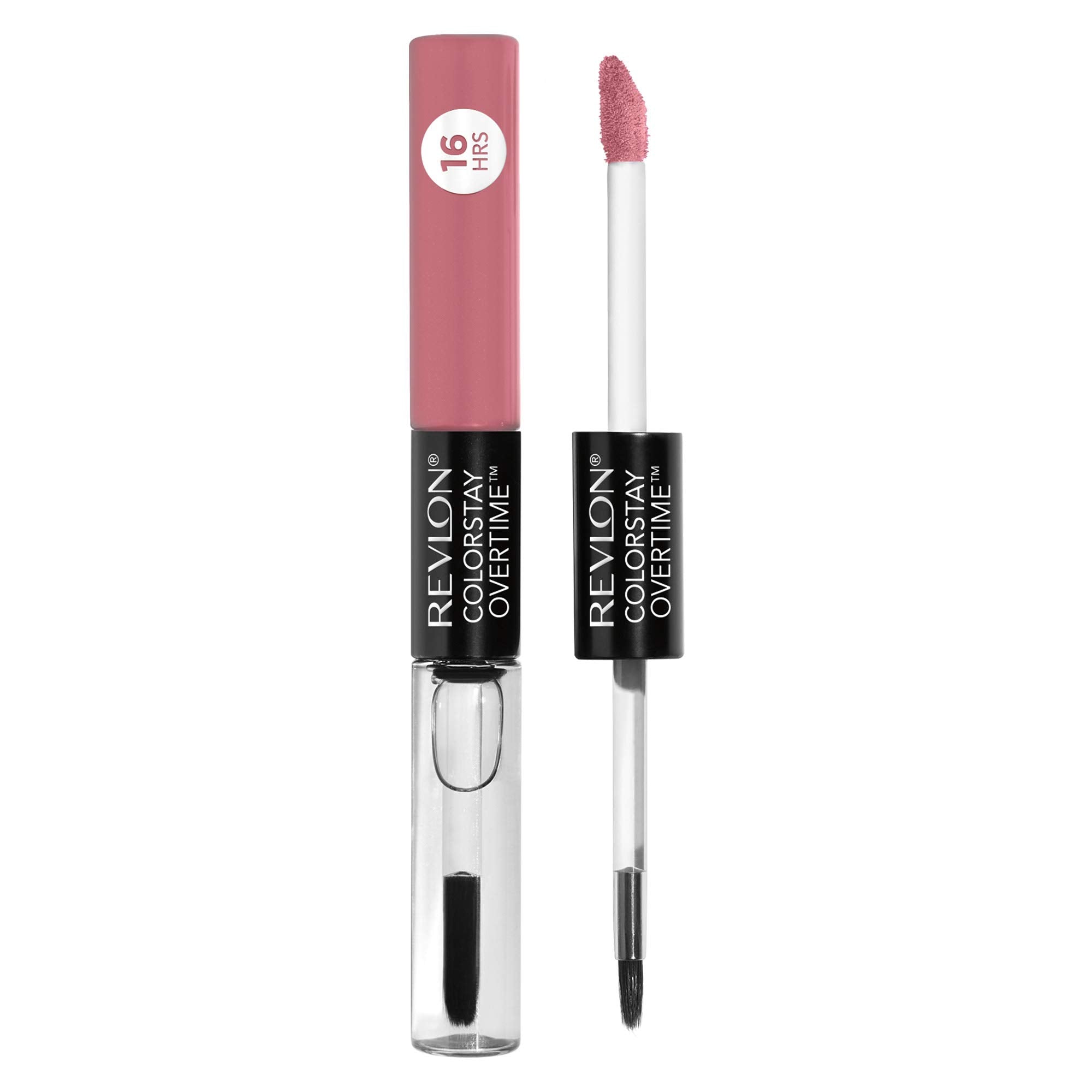 Revlon dual-ended packaging showing color and gloss, convenient for touch-ups
