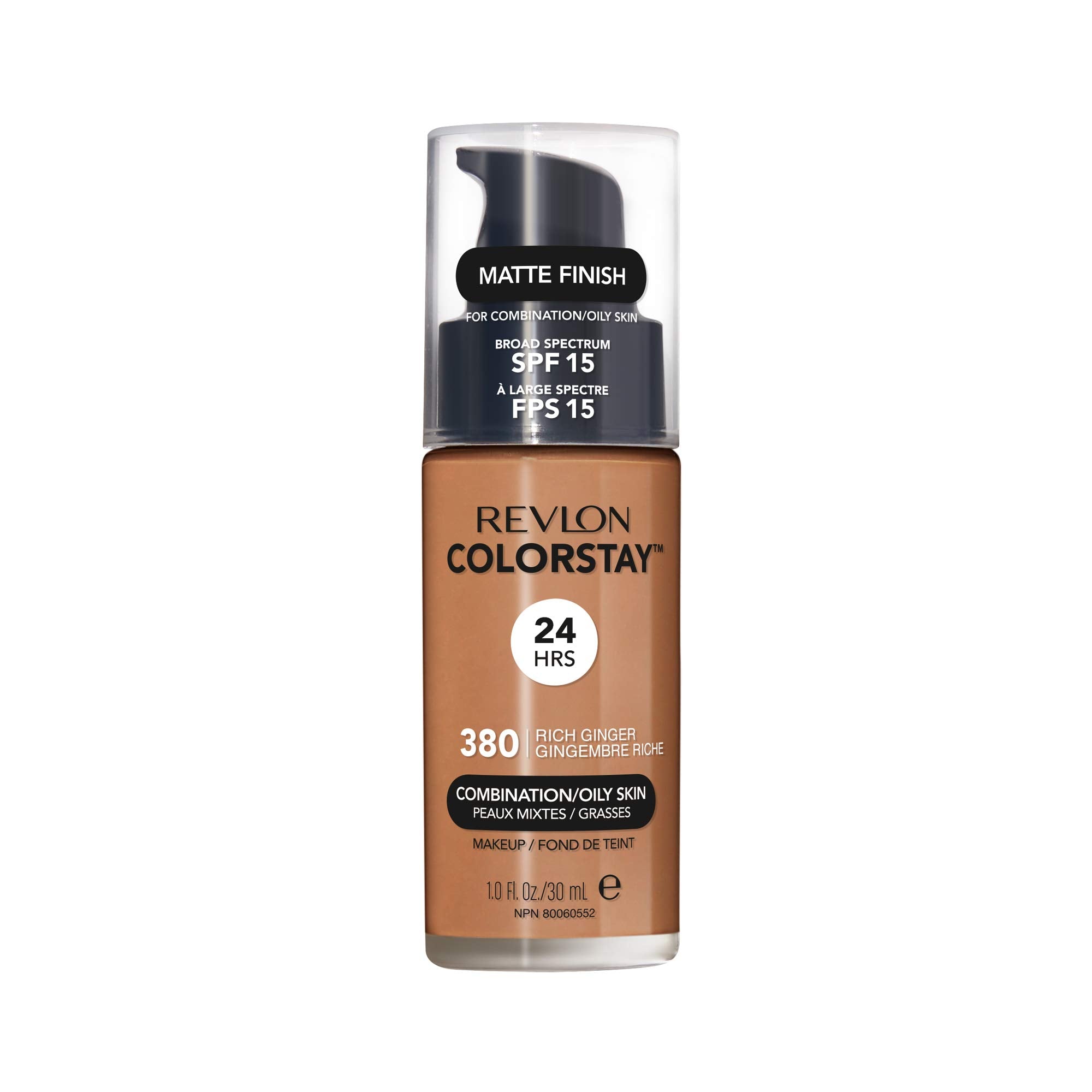Revlon ColorStay front packaging showing bottle and label, clear product benefits