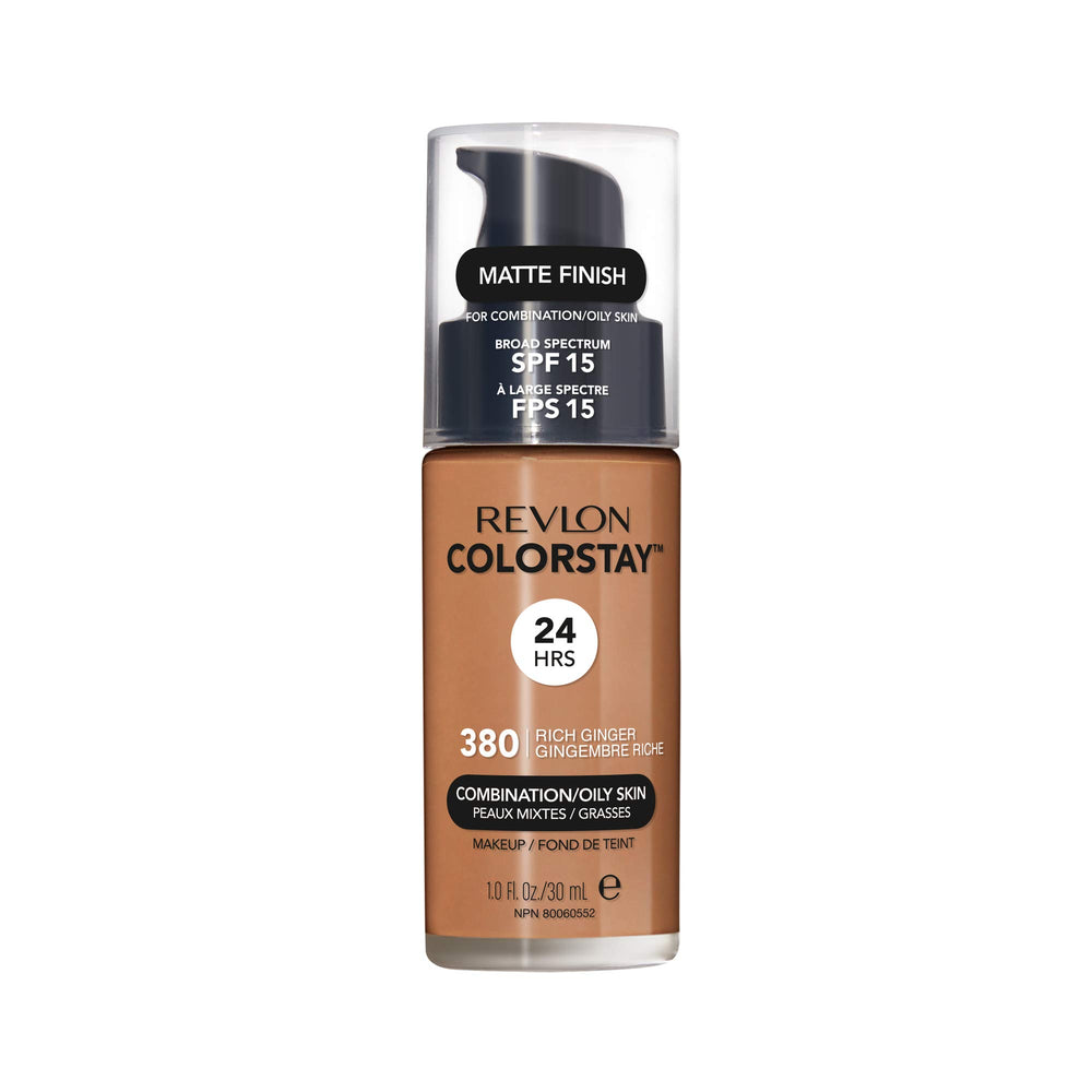 Revlon ColorStay front packaging showing bottle and label, clear product benefits