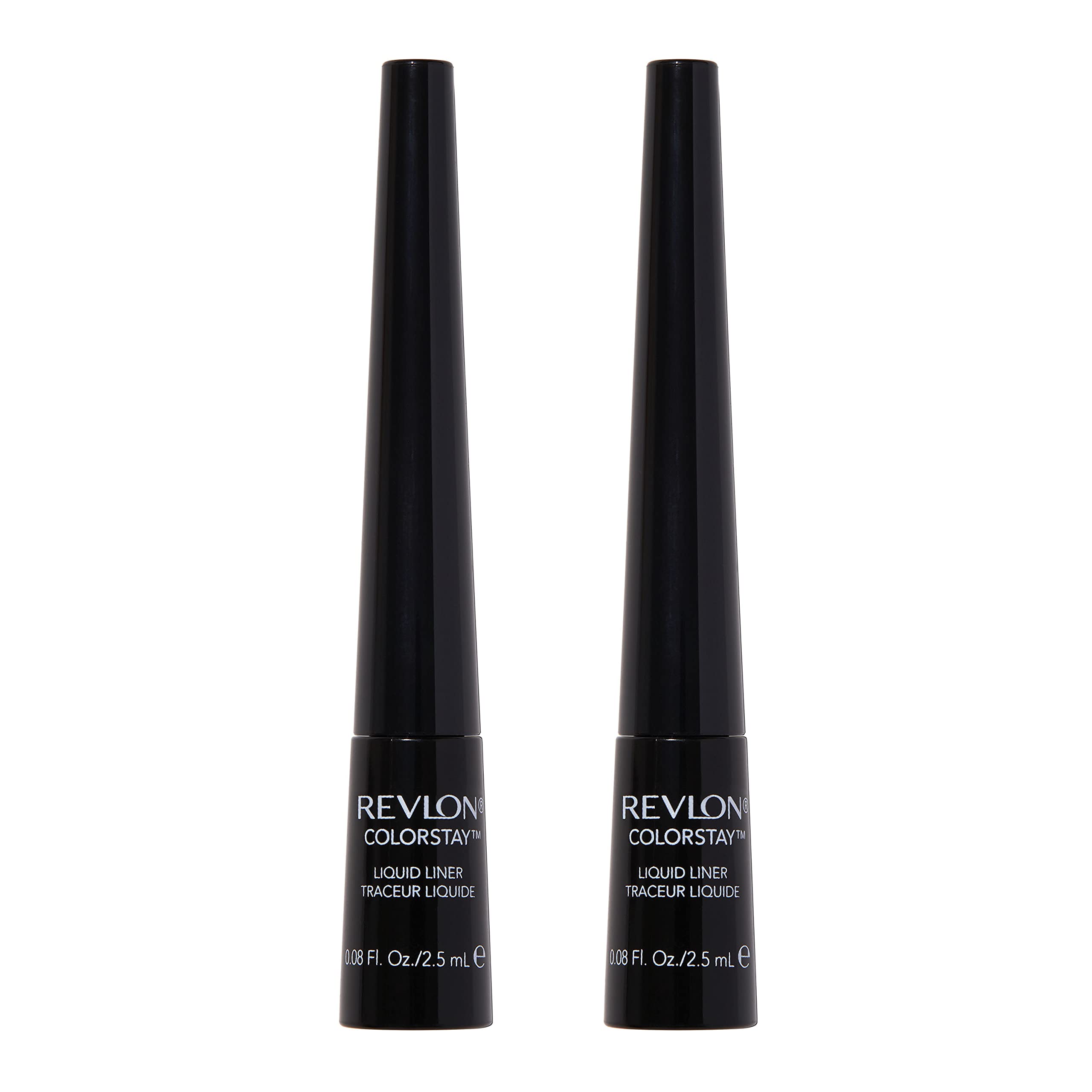 Revlon ColorStay front packaging showing twin pack and bold black finish