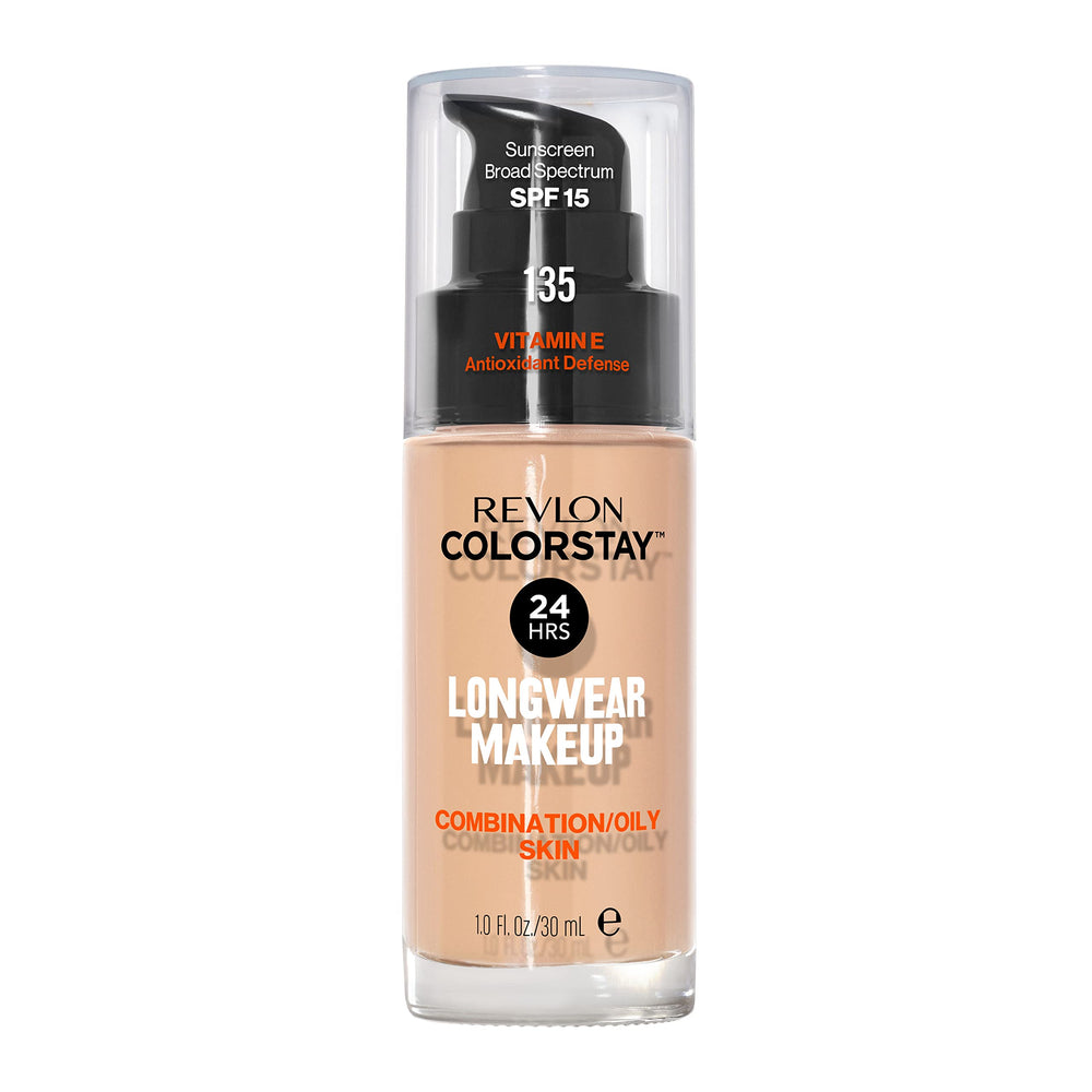 Revlon bottle front packaging showing product and shade for easy identification