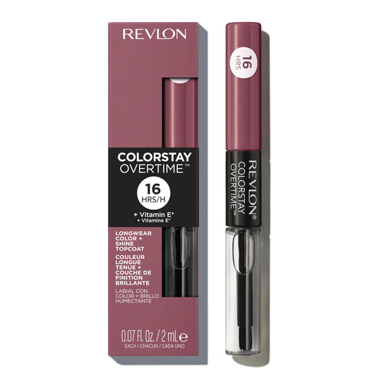 Revlon dual-ended tube front view showing color and gloss benefits