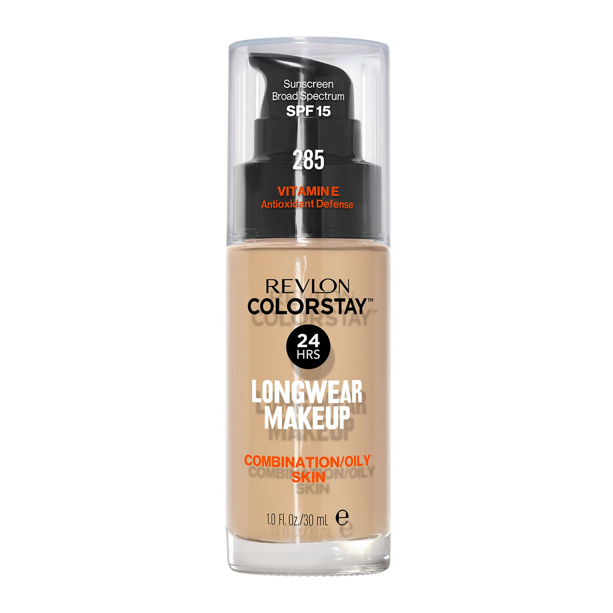 Revlon ColorStay front packaging showing bottle and shade for easy identification