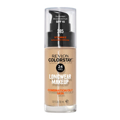 Revlon ColorStay front packaging showing bottle and shade for easy identification