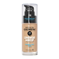 Revlon ColorStay front packaging showing bottle and shade for effortless coverage