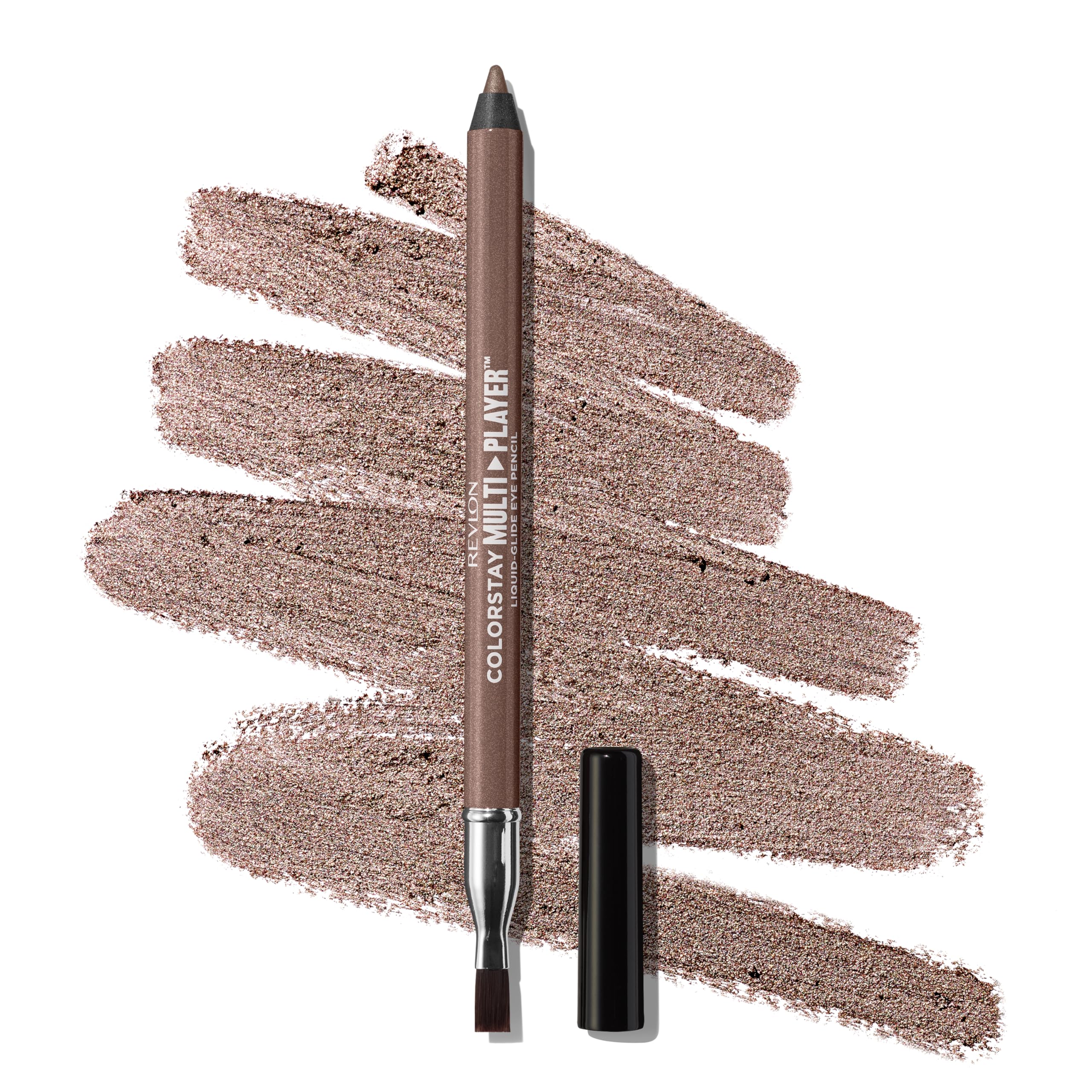 REVLON pencil front view showing sleek design and easy application benefit