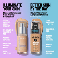Revlon ColorStay worn outdoors in daytime lifestyle scene showing durable wear