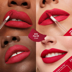 Revlon applicator close-up demonstrating precise lip-hugging tip for control