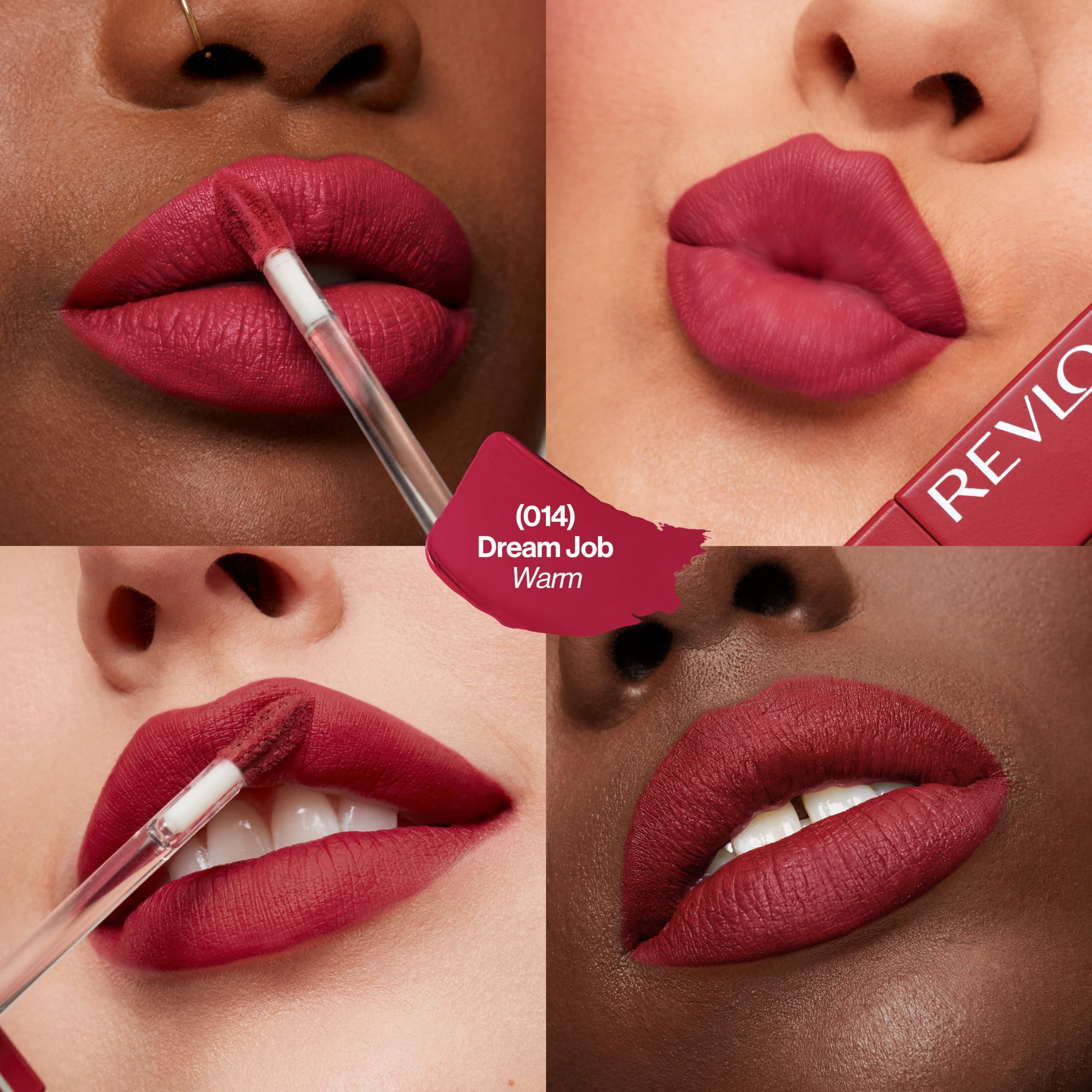 Revlon applicator close-up showing pointed tip for precise, mess-free application