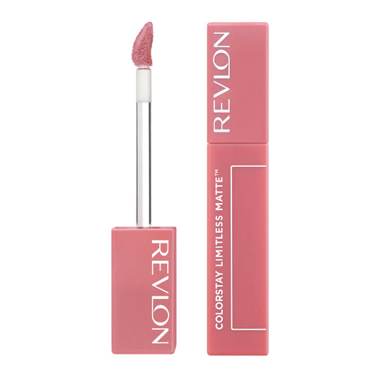 Revlon ColorStay Limitless front packaging showing shade and branding benefits