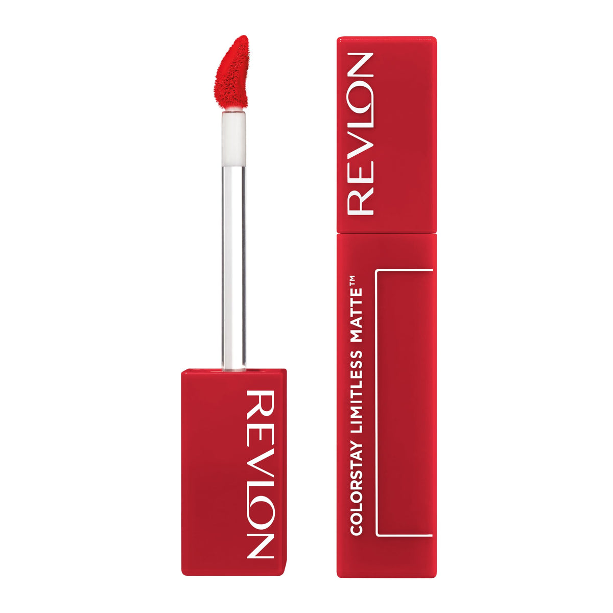Revlon ColorStay Limitless front packaging showing bottle and shade label benefit longwear