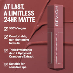 Revlon swatch of Fire Off on forearm showing rich, true-to-tube pigment