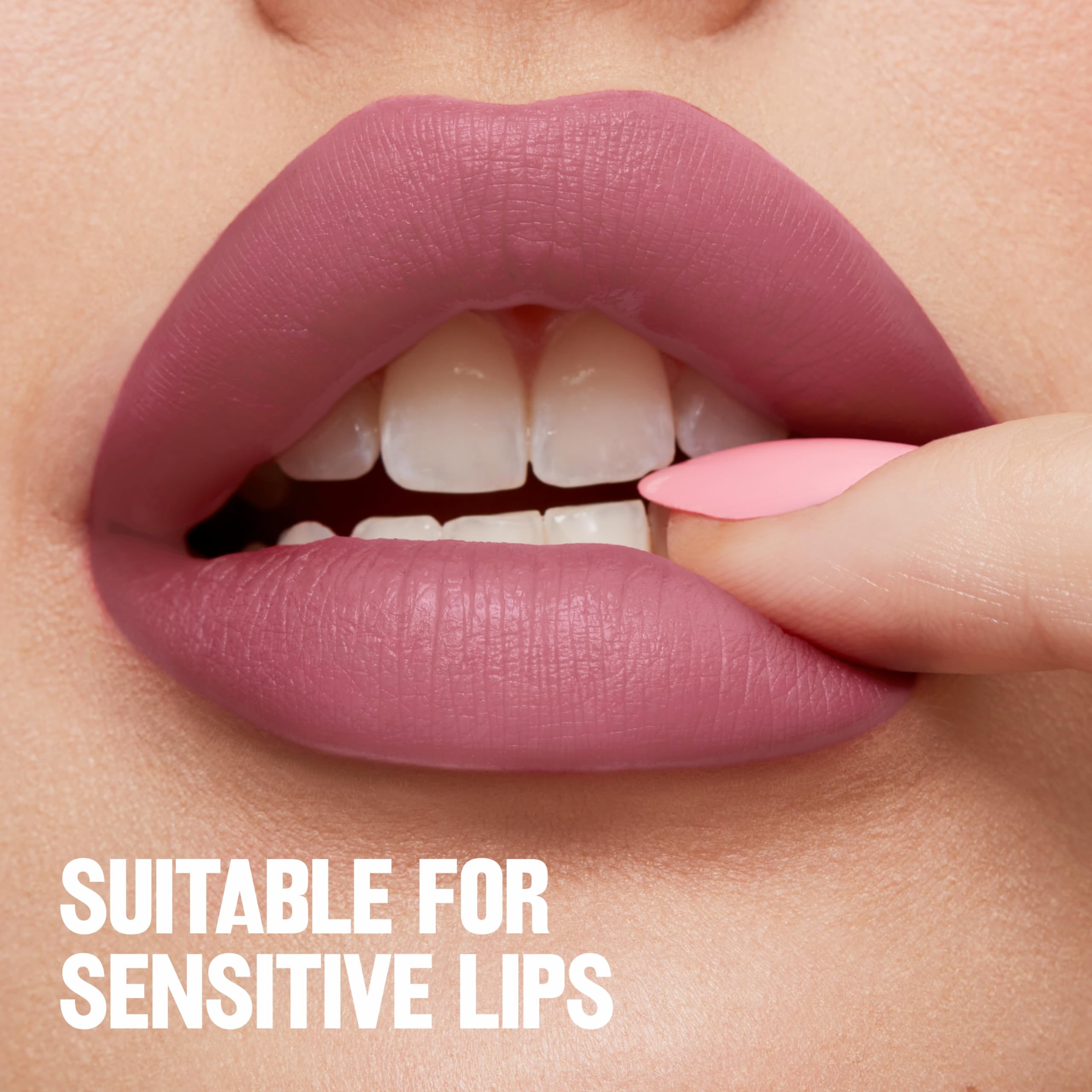 Revlon open tube detail showing product color and hygienic wand insertion benefit