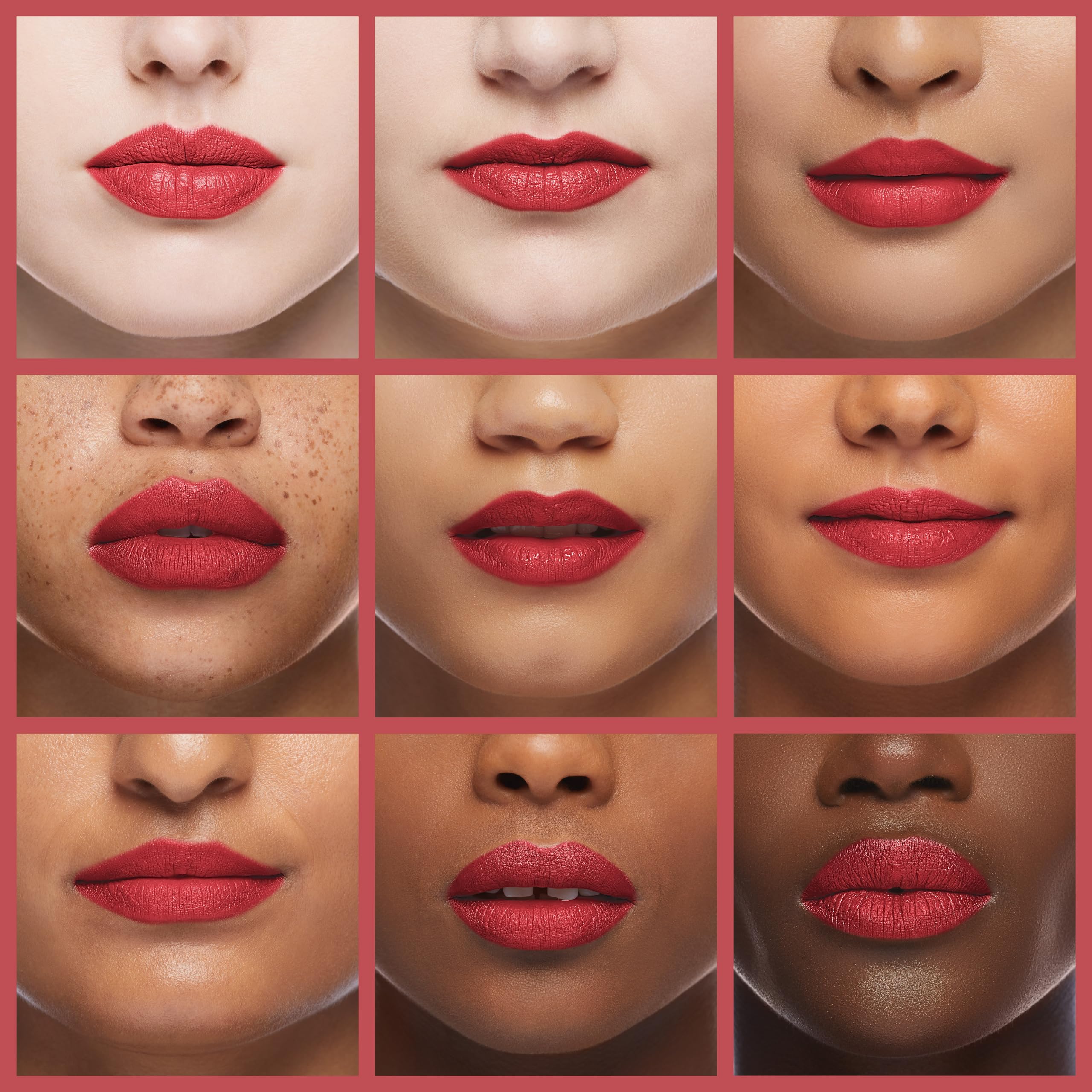 Revlon lip liner swatches on arm showing rich pink shade and longwear color
