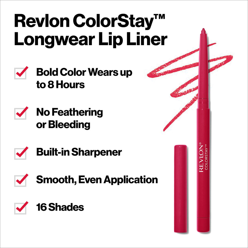 Revlon ColorStay lip liner sharp tip close-up for precise application