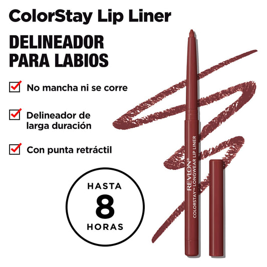 Revlon ColorStay lipliner built-in sharpener close-up for on-the-go precise sharpening