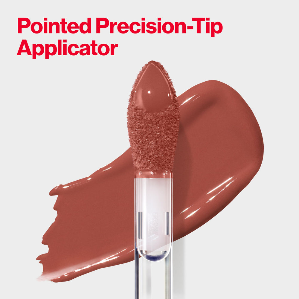 REVLON lipstick applied on model demonstrating comfortable longwear benefit