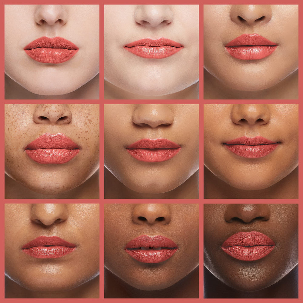Revlon ColorStay on lips model demonstrates true shade and comfortable finish
